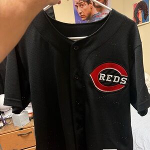 Mitchell & Ness Cooperstown Collection Black Jersey